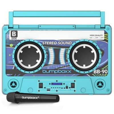 Bumpboxx Remixx Retro Bluetooth Boombox - Portable Cassette-Style