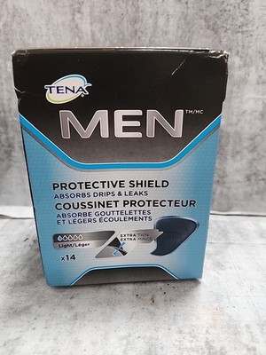 TENA Men Active Fit Protective Shield Light Extra Thin (14 Pads Per Box) 