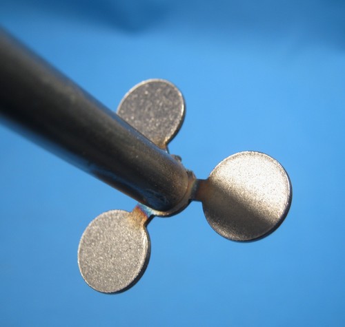 STAINLESS STEEL STIRRER SHAFT 3-BLADE PROPELLER 220 X 8 MM FREE SHIPPING 5