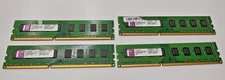 Kingston 2 Gb Sticks 2RX8 PC3 DDR3 10600U 4 Matching Lot