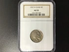 🔥 🔥1937‑D 3‑Leg Buffalo Nickel – NGC AU55 – Famous Key Variety – Awesome🔥🔥