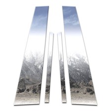 Diamond Grade 4pc Stainless Steel Pillar Post Covers For 11-18 Volkswagen Jetta
