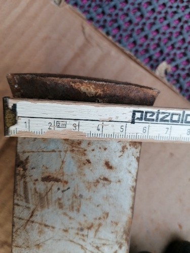Spaltkeil, Holzspalter, Treibkeil, Stahl, 20 cm lang, Oben 5cm breit, 3480 gramm - Bild 4 von 6