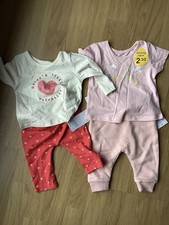 2 Girls Outfits. One Easter Theme And One Valentine Themed O-3 Months. New