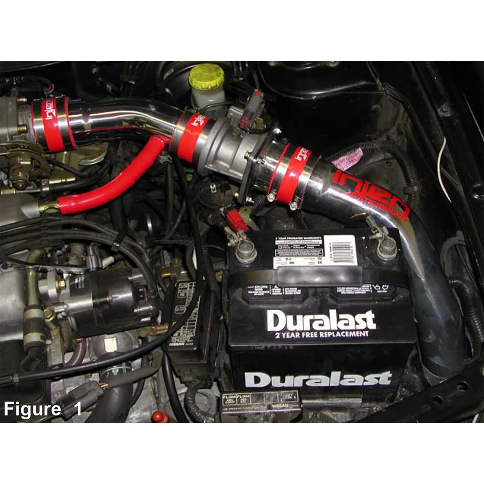 Injen RD1964P 铝制冷进气口适用于 1997 - 99 日产 200SX Sentra SE-R 2.0L — 第 3/4 张图片