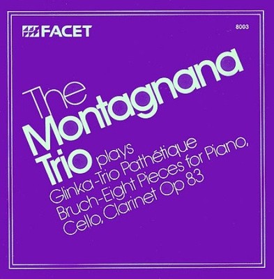 Bruch: Eight Pieces For Piano,Cello And Clarinet,Op.83/Glinka: Trio Path tique