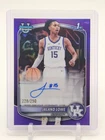 JALAND LOWE 2025-26 BOWMAN CHROME U 1ST AUTOGRAPH PURPLE REFRACTOR /250 Q1492