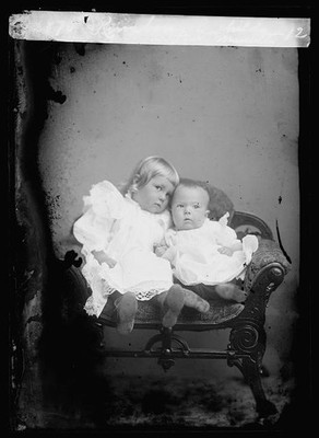 Photo:Rumbough, Mrs. D.J., children