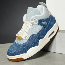 Nike Air Jordan 4 Retro Tex "Denim" Sail Gum IB6716-100 Multi Sizes NEW