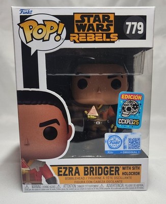 Funko Pop Star Wars Rebels Ezra Bridger With Sith Holocron #779