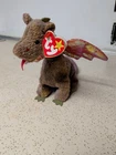 🚦Ty Beanie Baby/Babies SCORCH Dragon - 1998 NEW - Vintage - MWNMT