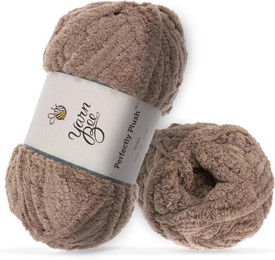 Yarn Bee Perfectly Plush Yarn | ''Taupe'' | #7 Jumbo | DISCONTINUED