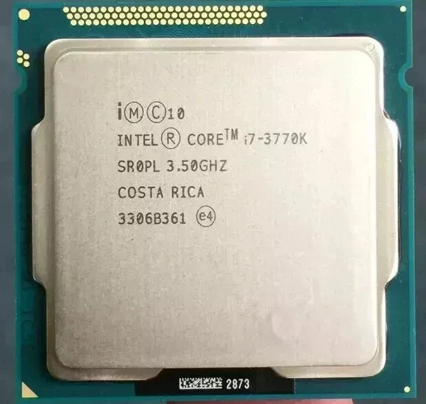 Gebrauchter Intel Core i7-3770K i7 3770K 3,5GHz Quad-Core SR0PL LGA1155 CPU Prozessor