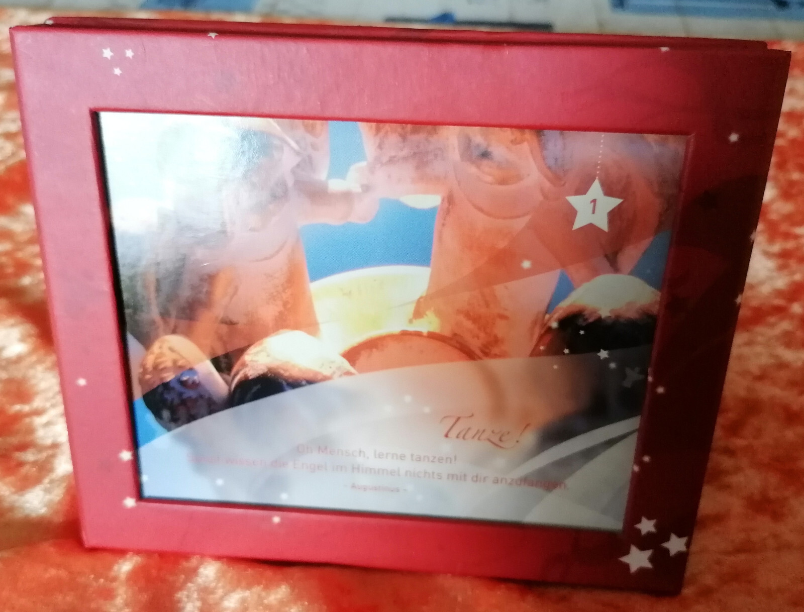 Grußkarten-Adventskalender/ Aufsteller, 24 Engel Momente