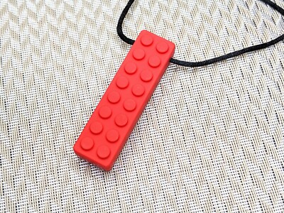 Brick Chewelry necklace, Stim toy, fidget, stim chew, sensory | eBay