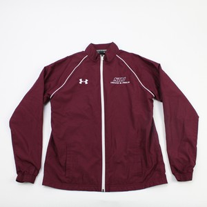 maroon under armour jacket
