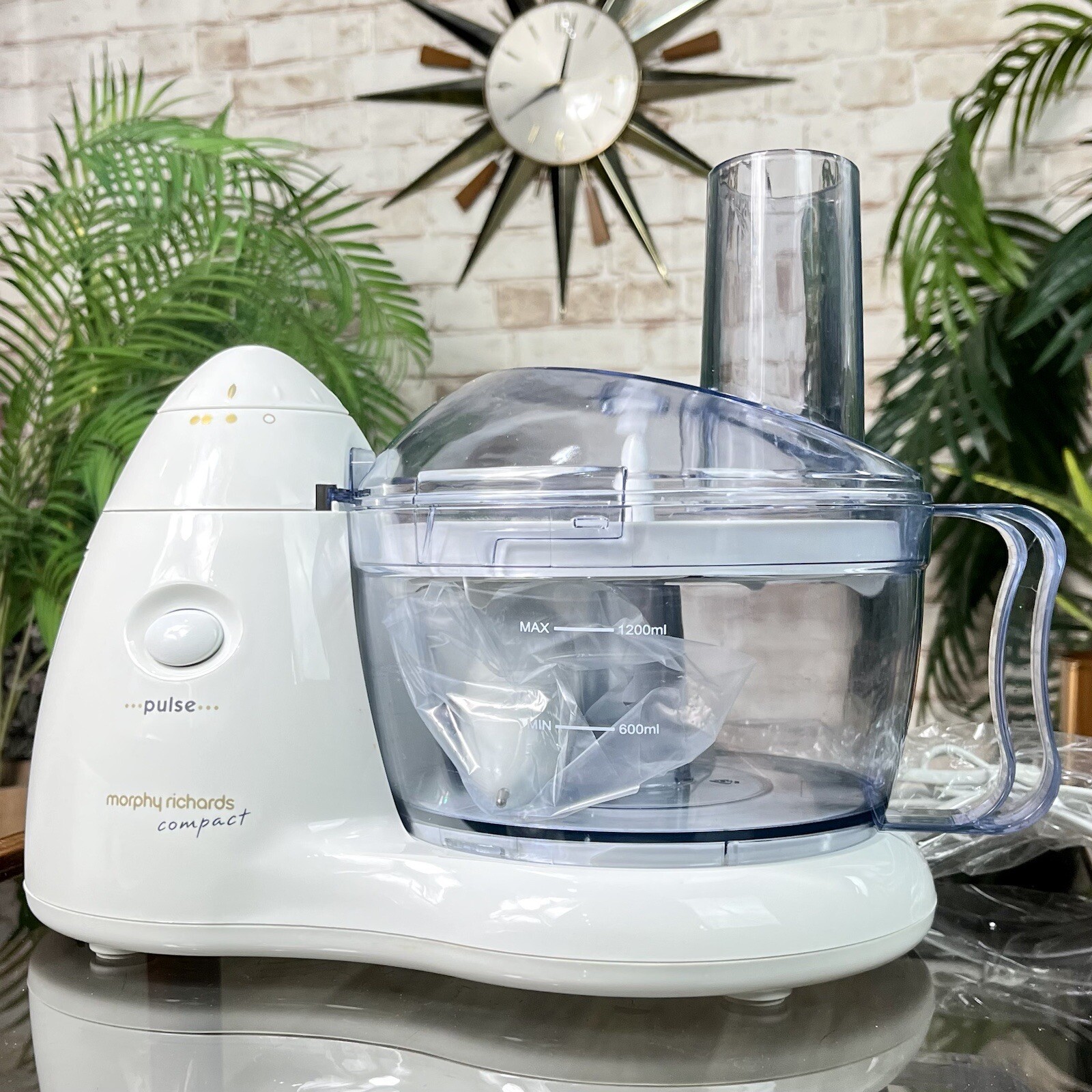 New MORPHY RICHARDS 48430 COMPACT FOOD PROCESSOR Slicer Grater Chopper