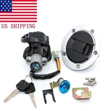 Ignition Switch Gas Cap Cover Lock Set Key For Suzuki SV650S 2003-2009 04 05 06