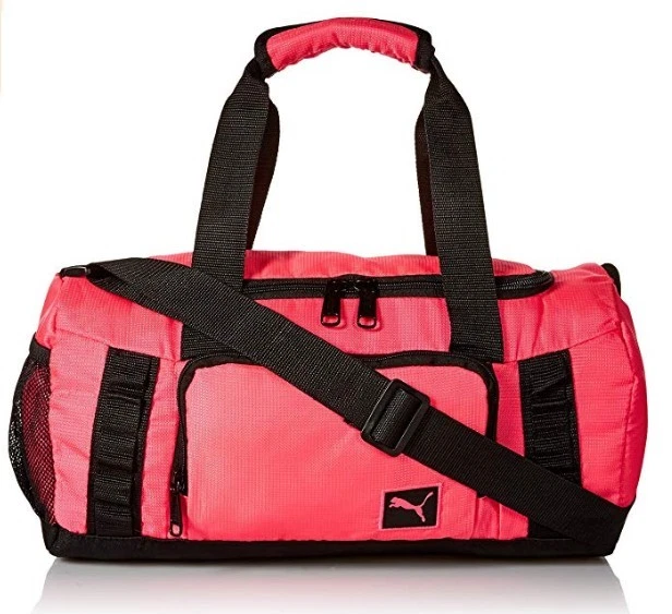 Puma Throttle Jr.Duffel Accessory Women Duffel Bag Pink Black Youth