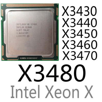 Intel Xeon x3430 x3440 x3450 x3460 x3470 x3480 lga1156 CPU Processor | eBay