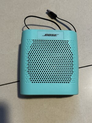 Bose SoundLink Color Mint Green Bluetooth Speaker 415859 Working Bose Sound