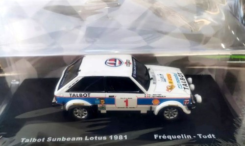 TALBOT SUNBEAM LOTUS - FREQUELIN - TODT - BRAZIL 1981 - WRC OFFICIAL COLLECTION - Picture 2 of 2
