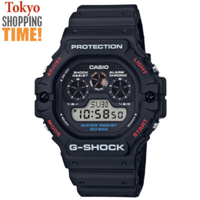 Casio G-Shock DW-5900-1JF Digital Chronograph Alarm World Time Men