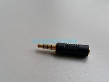 Gold 3.5mm Male to 2.5mm Female Stereo Audio Headphone Jack Adapter Converter