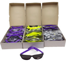 Mens Womens Sunglasses 35PC Party Glasses New Plastic Framew Retro Yellow Purple