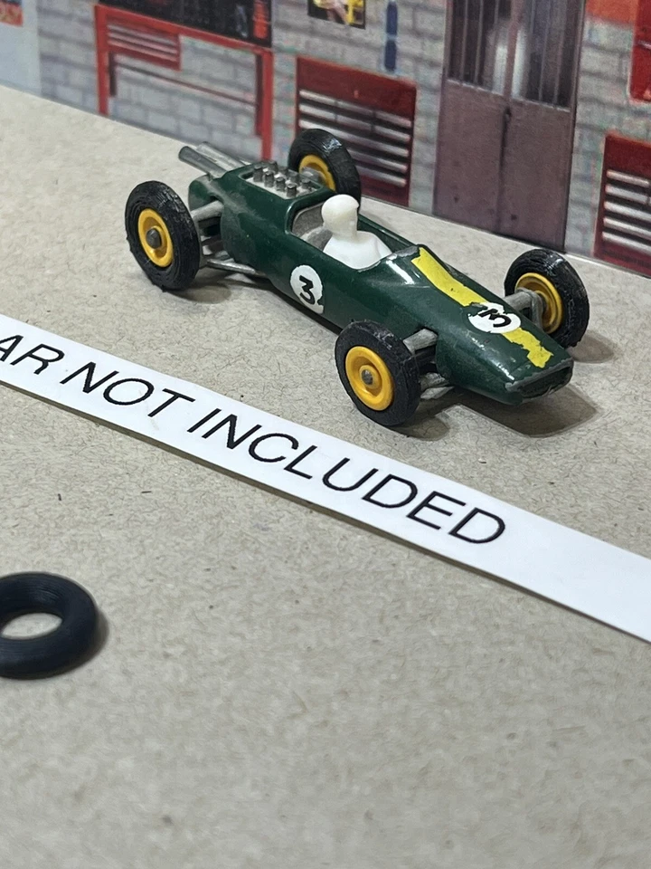 Lesney Matchbox Lotus No. 19, 1 juego de neumáticos y 1 conductor, COCHE NO INCLUIDO Foto 4 de 4