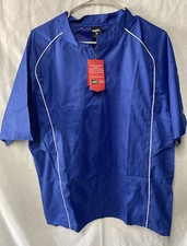 New Blue Rawlings Baseball Warmup Pullover Men's medium