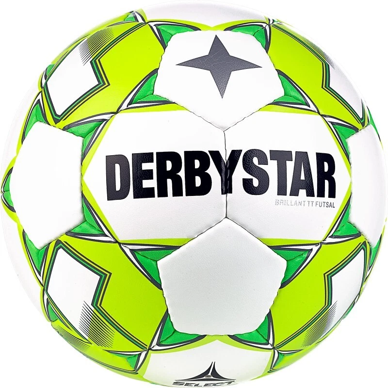 DERBYSTAR Futsal Ball Brillant TT v23 weiß/gelb/grün