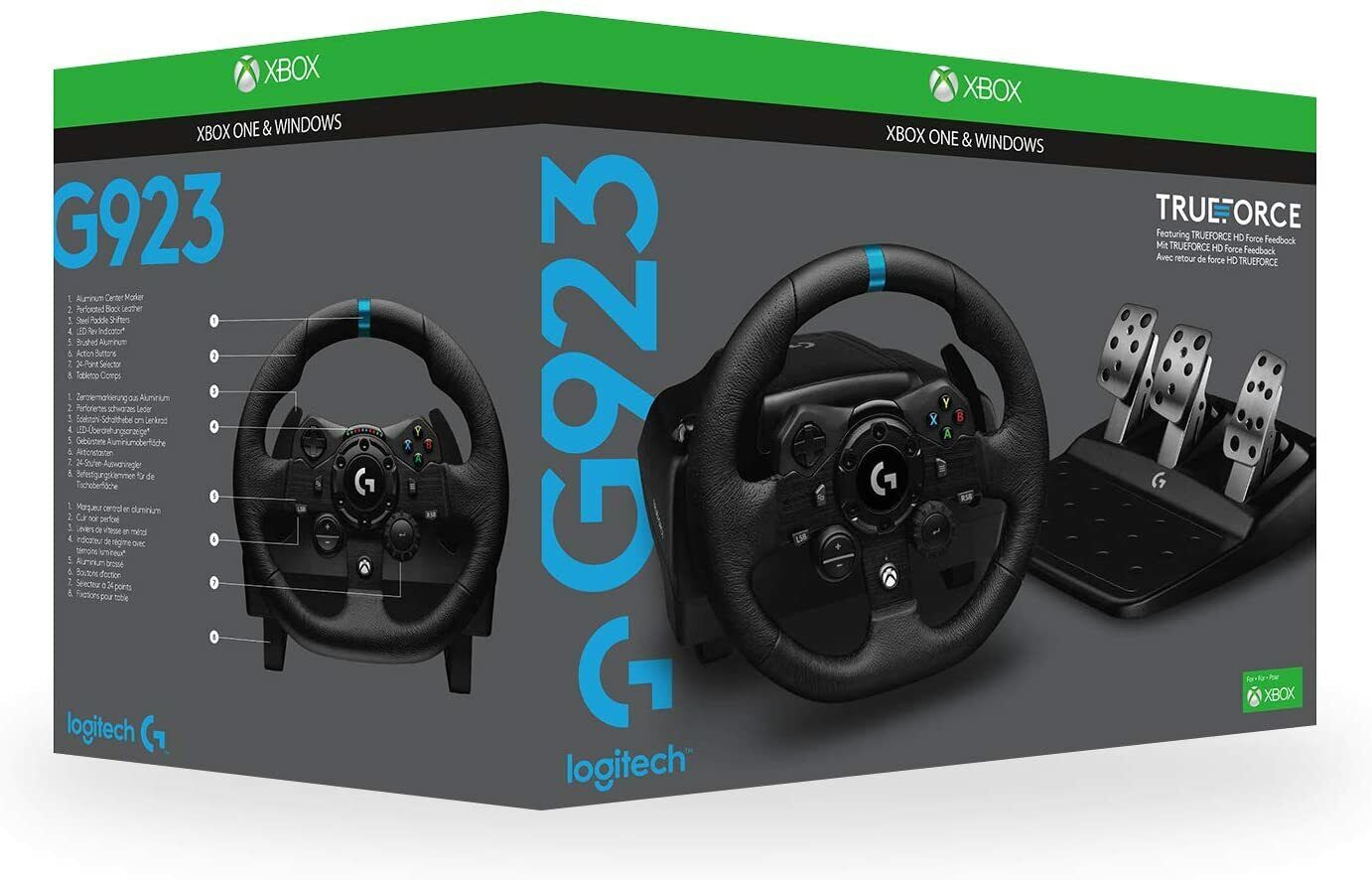 Logitech G923 Racing Wheel for Xbox One X S: Review, Unboxing & How To Set  Up 