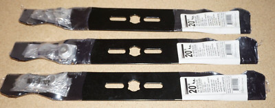 (3 Set) 20'' UNIVERSAL Arnold 3-IN-1 Mower Blade w/Adapters Mulch Bag