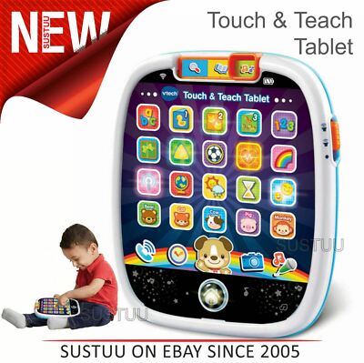 VTech Touch & Teach Tablet für Baby Lernaktivitäten Spaßige Sätze Musik 12+ M