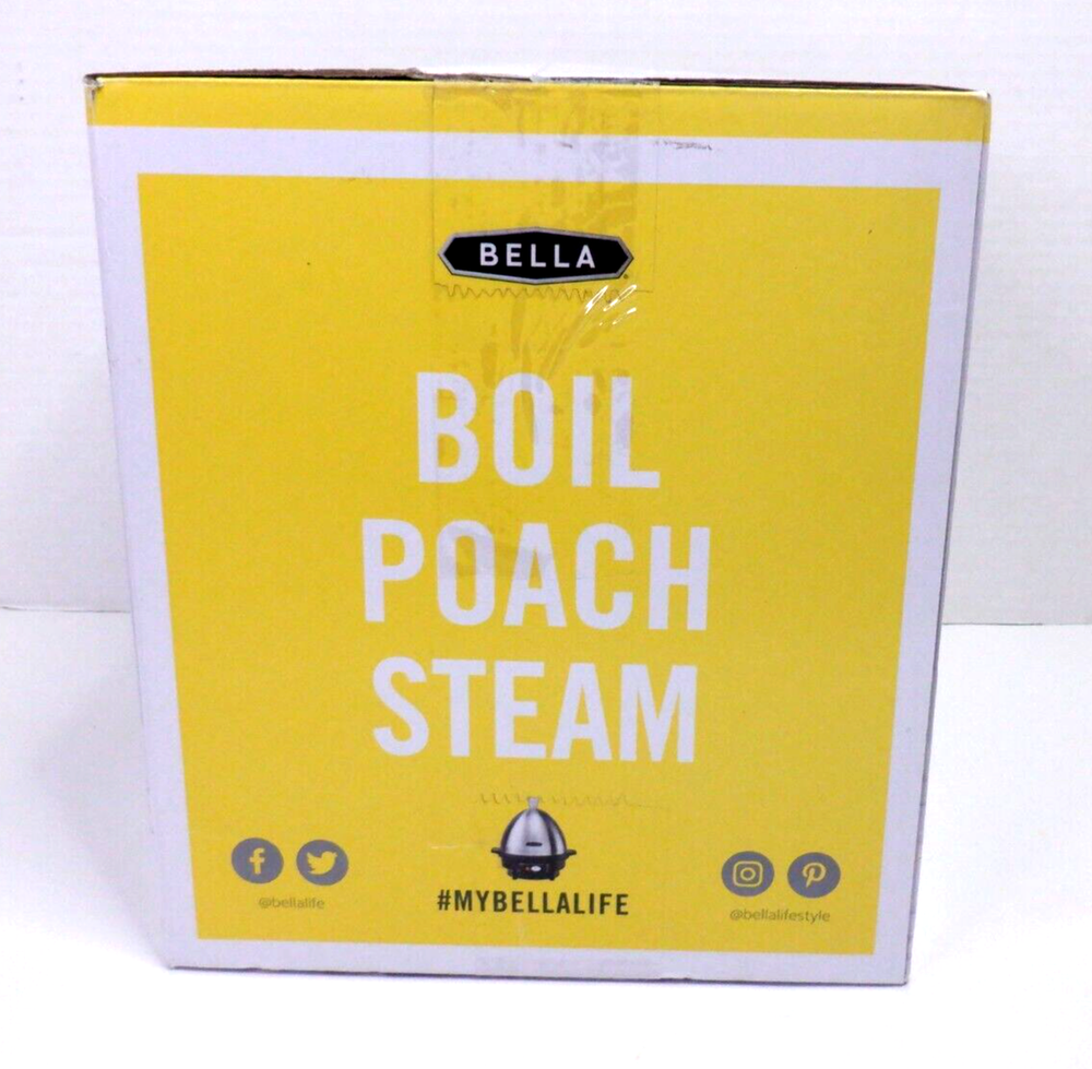 Bella Rapid Egg Cooker Steamer Poacher for 7 Boiled Eggs Bella Rapid Egg Cooker Steamer Poacher for 7 Boiled Eggs