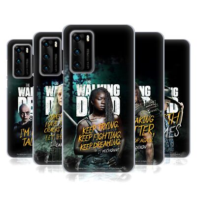 OFFICIAL AMC THE WALKING DEAD SEASON 9 QUOTES SOFT GEL CASE FOR HUAWEI PHONES 4