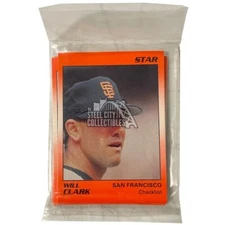 Will Clark 1990 Star Baseball 11 Card Set