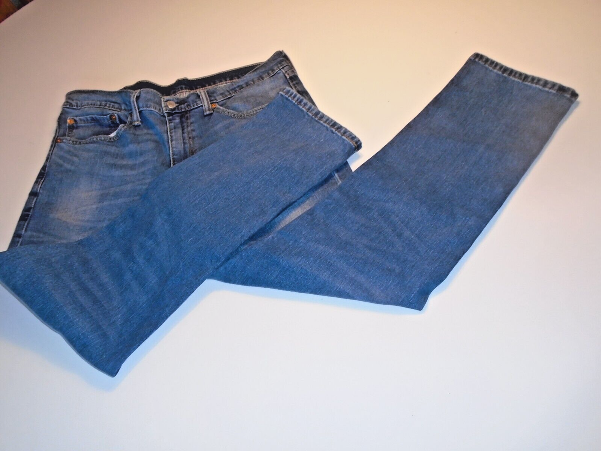 MENS Levi's 511 Slim Fit Blue 33x28 actual S40196 tag 34 x 30