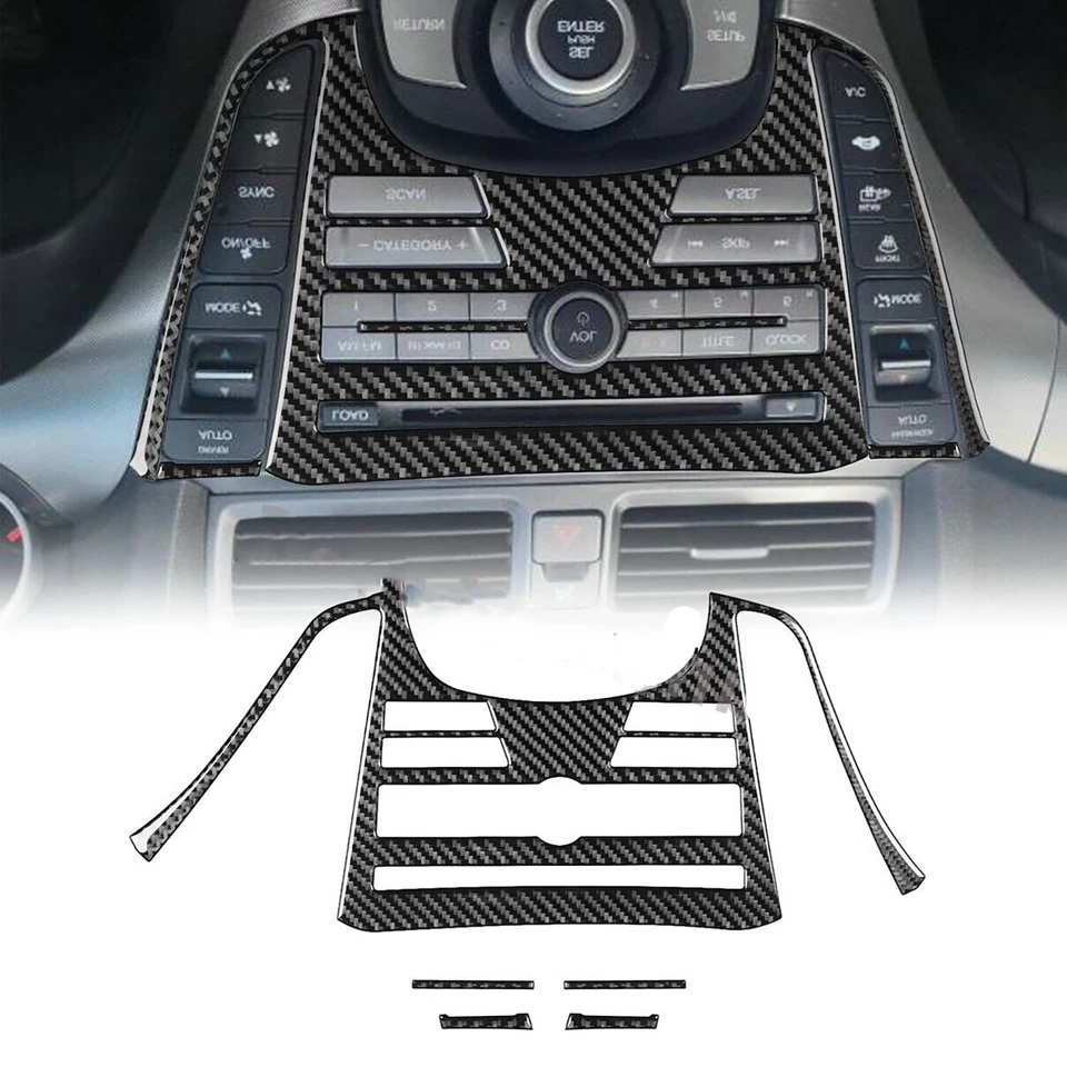 27PCS For Acura TL 2009-2014 Carbon Fiber Full Kits Interior Cover Trim Set - Image 3 of 4