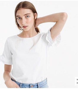 womens shirts with ruffle sleeves