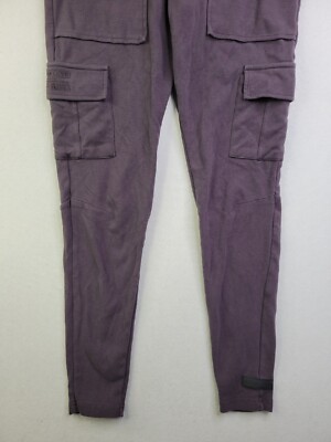 [s/e/o] DRAWSTRING GLITTER CARGO SWEATPANTS /追跡付 ALPHALETE IDENTITY Women XS Gray Cargo Sweatpants Jogger