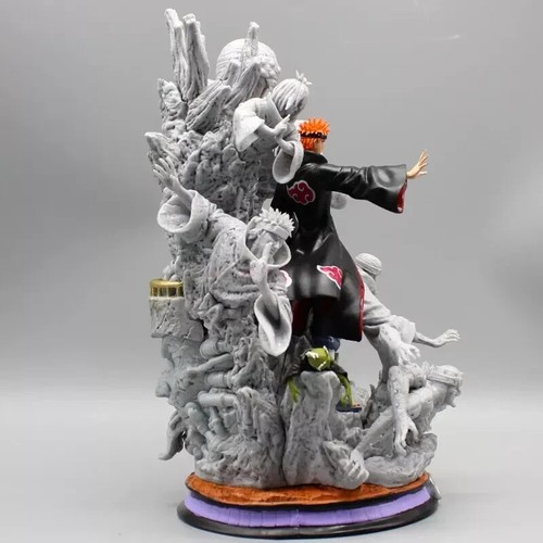Naruto Anime Statue 27cm Figure Pain Yahiko Akatsuki Collection Model Gift PVC - Picture 2 of 8