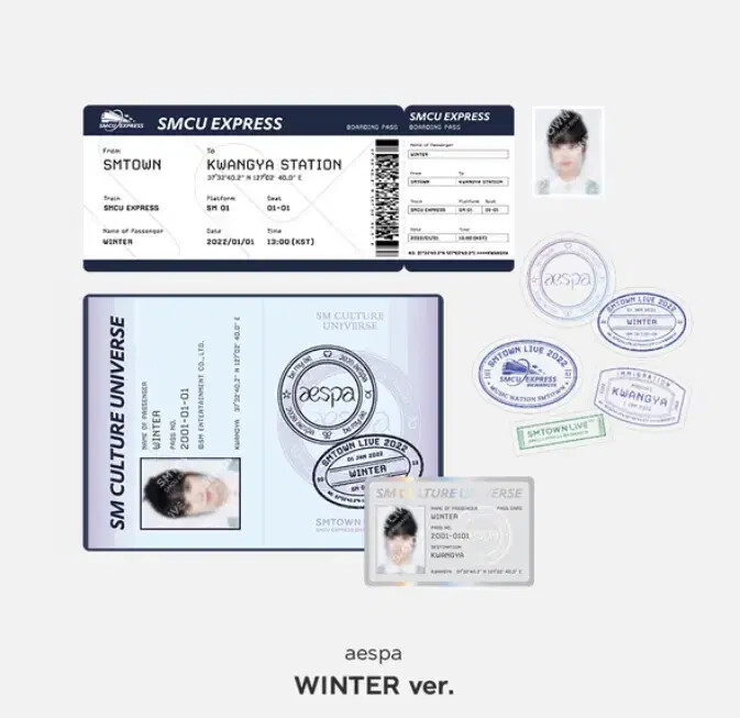 aespa ジゼル SMCU  パスポート セット 에스파 | AESPA [ SMCU EXPRESS@KWANGYA ] SPECIAL AR TICKET SET