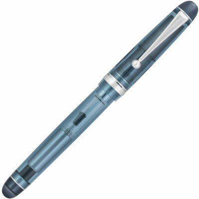Pilot Fountain Pen Custom 74 Blue Stone Oblong Shape Barrel
