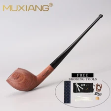 Churchwarden Pipe Tobacco Pipe Long Bent Stem 10 Free Tools Smoking Accessories