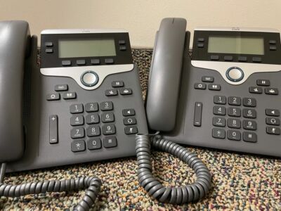 Cisco 7841 CP-7841-K9 4 Line IP VoIP Business Phone Factory Reset 