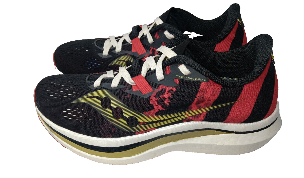 Saucony Endorphin Pro 2 Kellen Men\'s Shoes Size 6.5  Sneakers Black, Red, Gold Saucony MEN main image 4