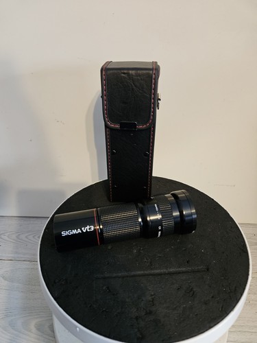 cased Sigma Super Tele Converter VT3 for Video Cameras 49mm 52mm thread vt3