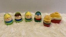 Vintage Little Tikes Toddle Tots Chunky People Lot W/ Modern Boat  Chairs